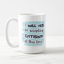 Critzismus-Tasse Kaffeetasse