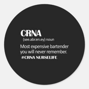 Crna Definition Crna Week Runder Aufkleber