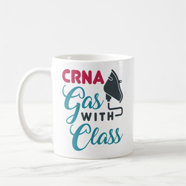 CRNA Gas mit Klasse Funny Aufwertung Kaffeetasse (Links)