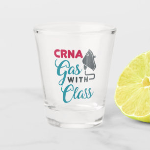 CRNA Gas mit Klasse Funny Aufwertung Schnapsglas