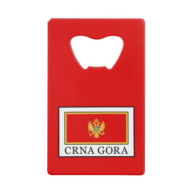 Crna Gora Geldbeutel Flaschenöffner (Vorderseite)