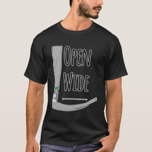 Crna Laryngoskop Anästhesiologe Medizinische Intub T-Shirt