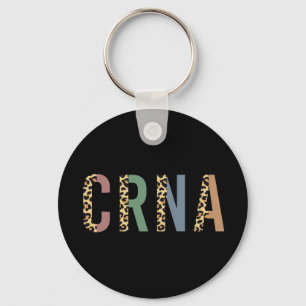 CRNA Nurse Anästhesist Cheetah Leopard Druck Schlüsselanhänger