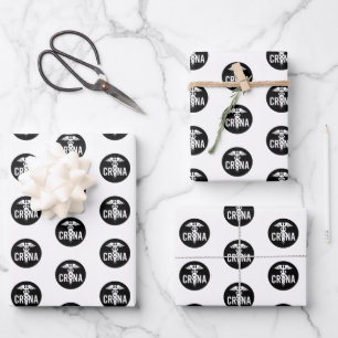 CRNA-zertifiziertes Geschenk für Krankenschwestern Geschenkpapier Set