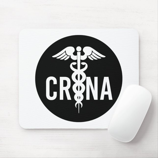 CRNA-zertifiziertes Geschenk für Krankenschwestern Mousepad (Mit Mouse)