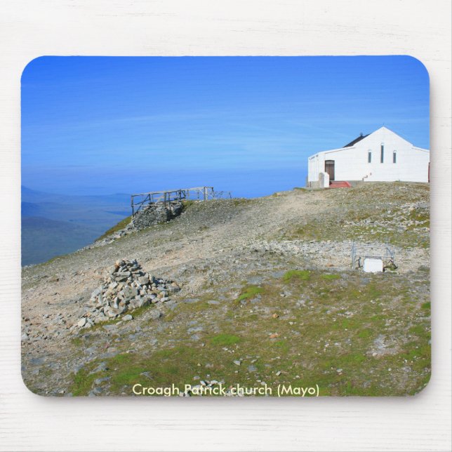 Croagh Patrick Kirche Mousepad (Vorne)