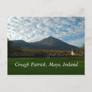 Croagh Patrick, Mayo Irland Postkarte