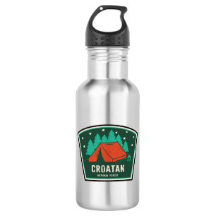 Croatan National Forest Camping Edelstahlflasche