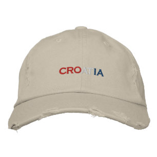 CROATIA BESTICKTE BASEBALLKAPPE