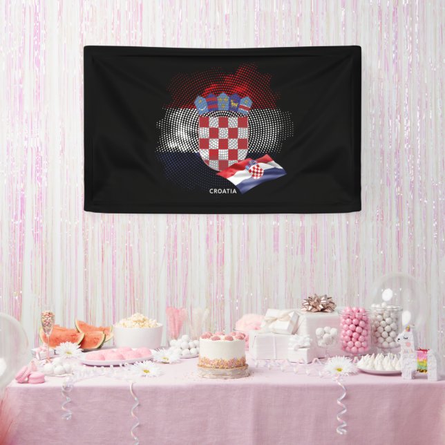 Croatia flag banner (Party)
