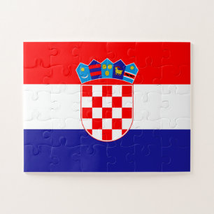 Croatia Flag Puzzle