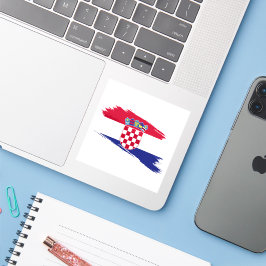 Croatia Flag Sticker – Patriotic Design