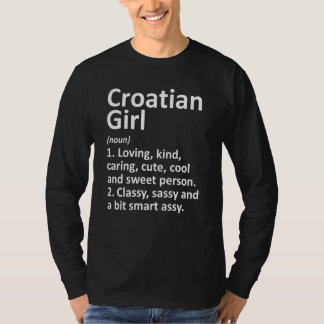 Croatia Funny Country Zuhause Roots De T-Shirt