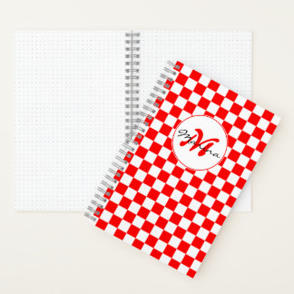 Croatia | Hrvatska | Checkered Name Monogram Notizbuch