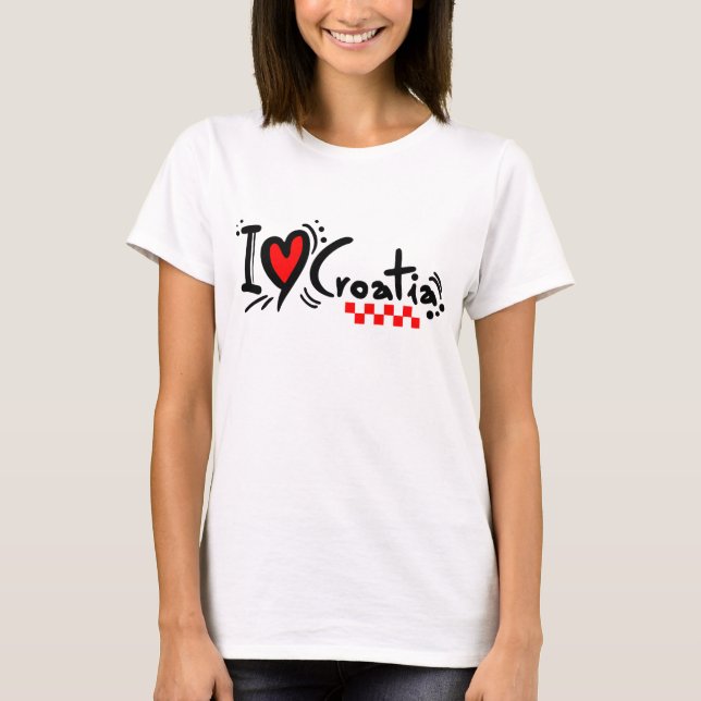 Croatia hrvatska kroatien hrv hr adria turism sea T-Shirt (Vorderseite)