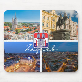 Croatia | Hrvatska | Zagreb | Capital of Croatia Mousepad