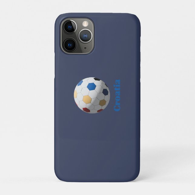 Croatia Soccer Case-Mate iPhone Hülle (Rückseite)
