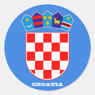 Croatia* Wappen runden Aufkleber