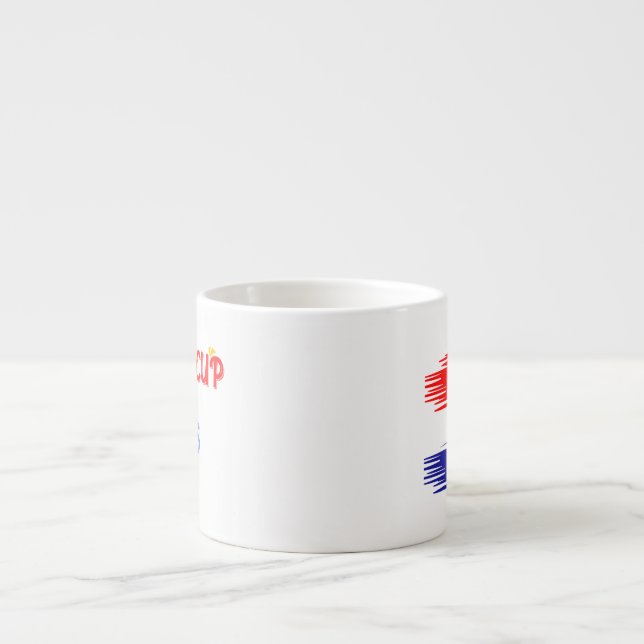 Croatia World Cup 2026 Mug – Proudly Croatian Desi Espressotasse (Vorderseite)