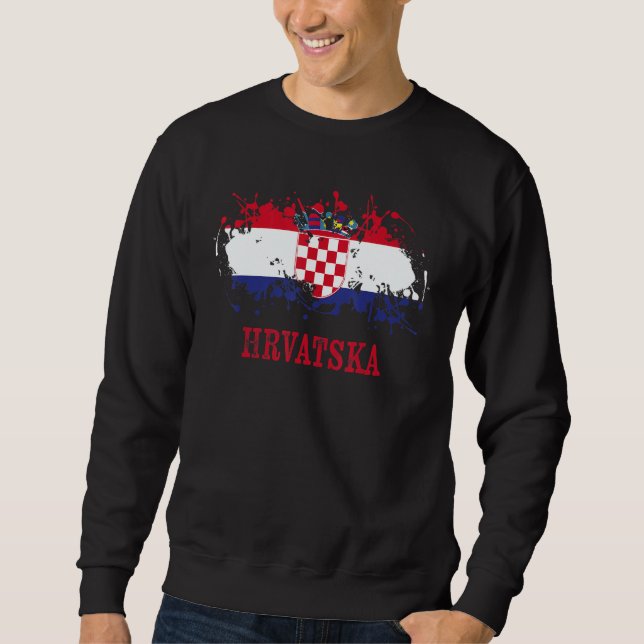 Croatian enthusiasts for Hrvatska and Croatia Sweatshirt (Vorderseite)