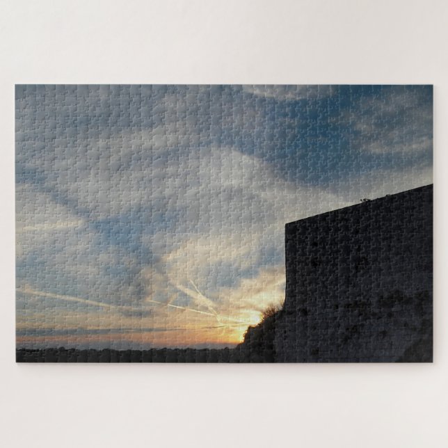 Croatian sunset puzzle (Horizontal)