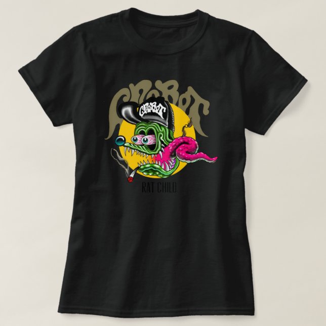 Crobot Rat Offiziell Classic T-Shirt (Design vorne)