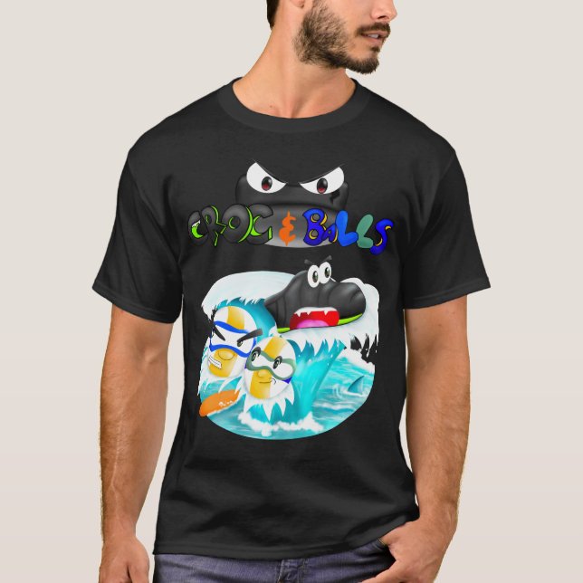 Croc and Balls T-Shirt (Vorderseite)