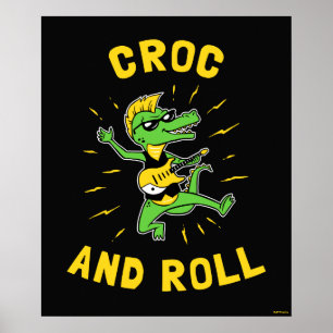 Croc and Roll Poster