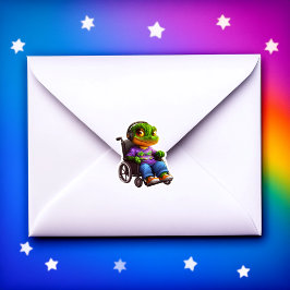 Croc auf Rädern Vinyl Sticker