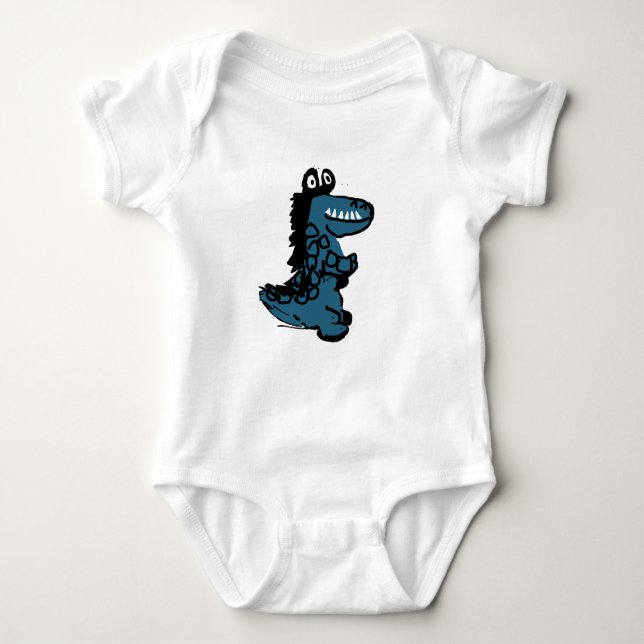 Croc Baby Strampler (Vorderseite)