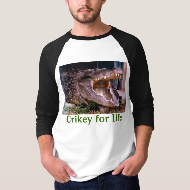 croc, Crikey für das Leben T-Shirt (Vorderseite)