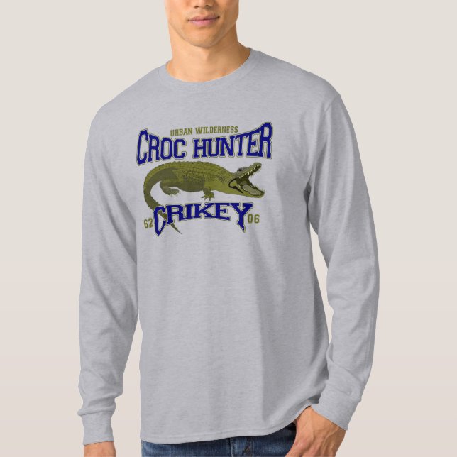 croc Jägergraphik T-Shirt (Vorderseite)