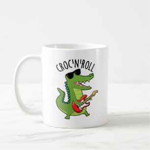 Croc N Roll Funny Crocodile Pub Kaffeetasse
