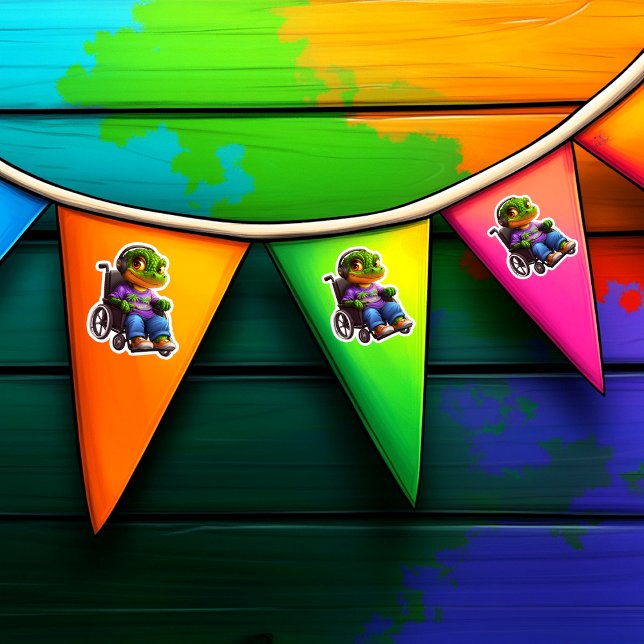 Croc on Wheels 12 Aufkleberblatt Aufkleber (Von Creator hochgeladen)