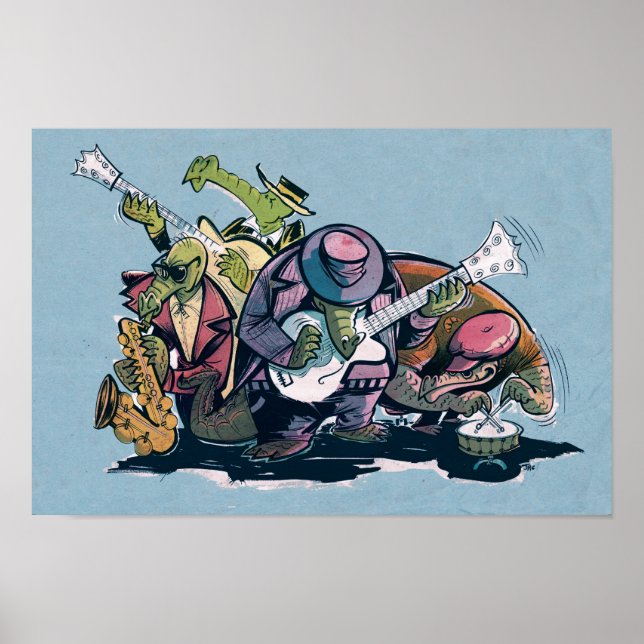 Croc Rock Poster (Vorne)