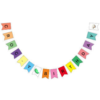 Croc y Birthday Banner