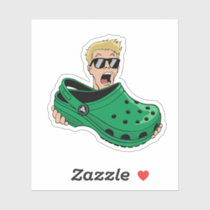 Croccy, parody, lustig, satire, australisch, kroc- aufkleber