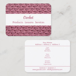 CROCHET - Business Card Visitenkarte