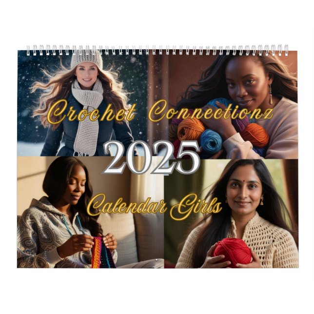 Crochet Calendar Girls 2025 Kalender (Titelbild)