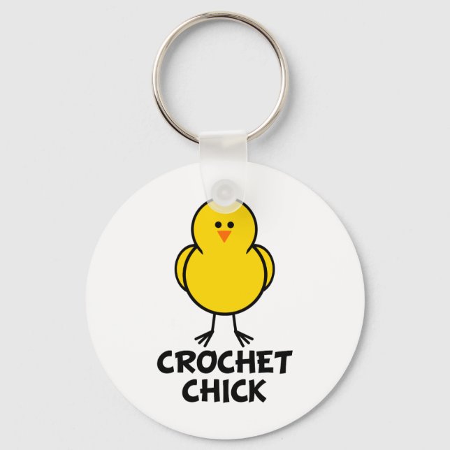 Crochet Chick Schlüsselanhänger (Vorderseite)
