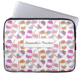 Crochet Craft Yarn Laptopschutzhülle
