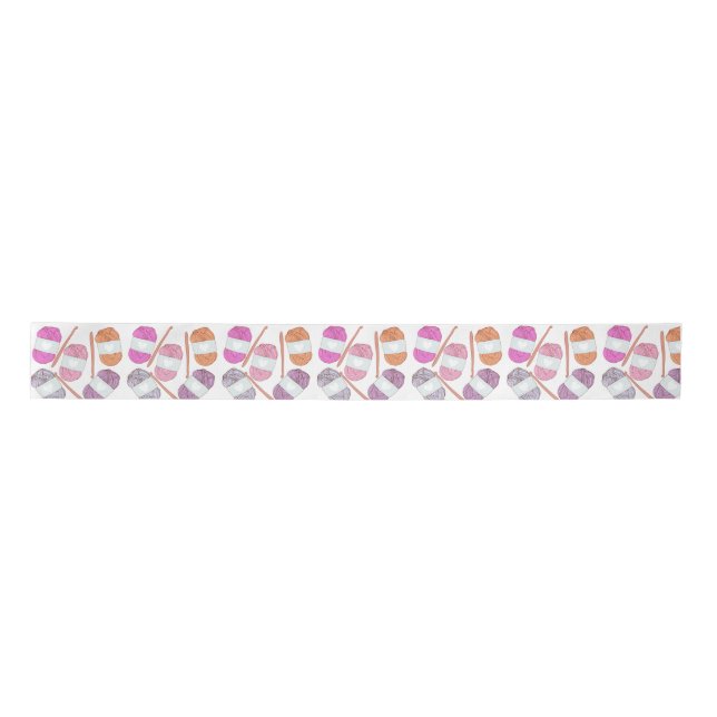 Crochet Craft Yarn Satinband (Vorderseite)
