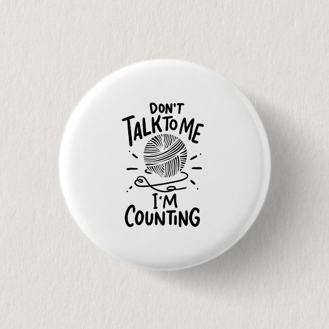 Crochet Crocheting Button (Vorderseite)