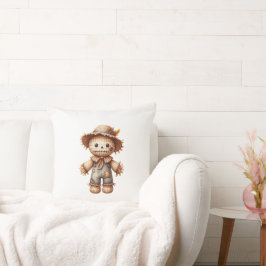 Crochet Cute Scarecrow Kissen