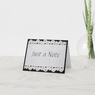 Crochet-Esperanto Notecard Karte