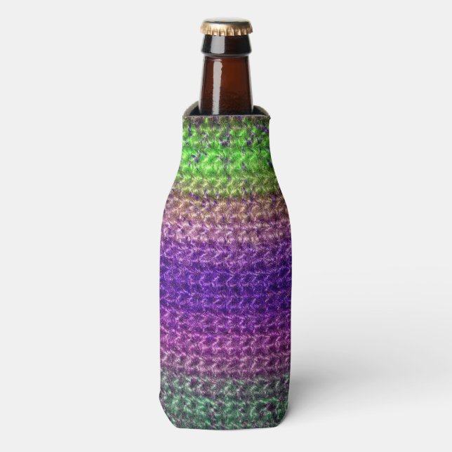 Crochet Flasche Cooler Flaschenkühler (Flaschenvorderseite)