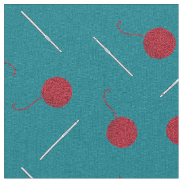 Crochet Hook Needles and Yarn Craft Hobby Stoff (Nahaufnahme)