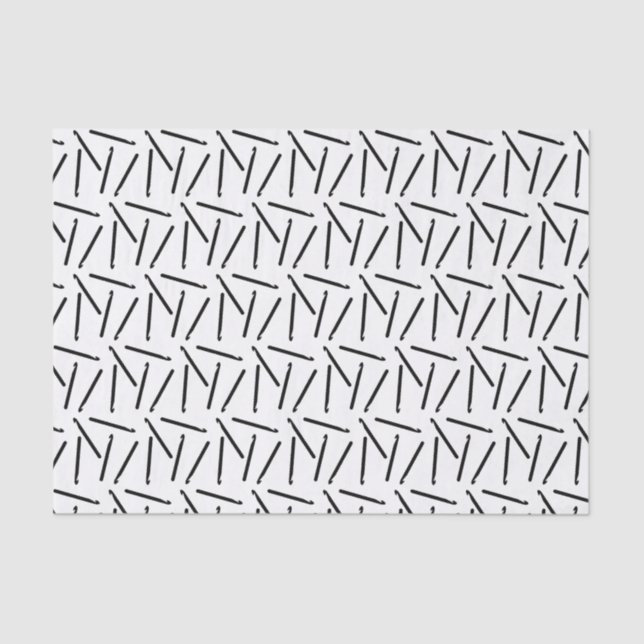 Crochet Hooks Crafts Seidenpapier (Vorderseite)