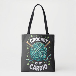 Crochet ist mein Cardio Nähgarn Fitness