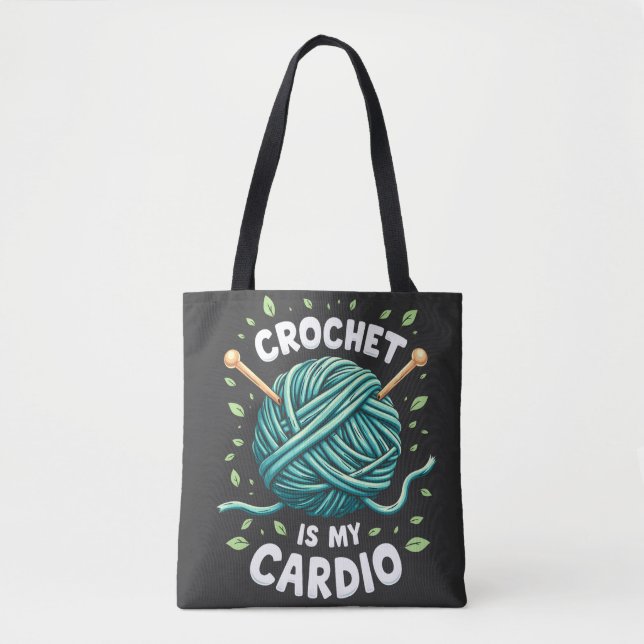 Crochet ist mein Cardio Nähgarn Fitness (Vorderseite)